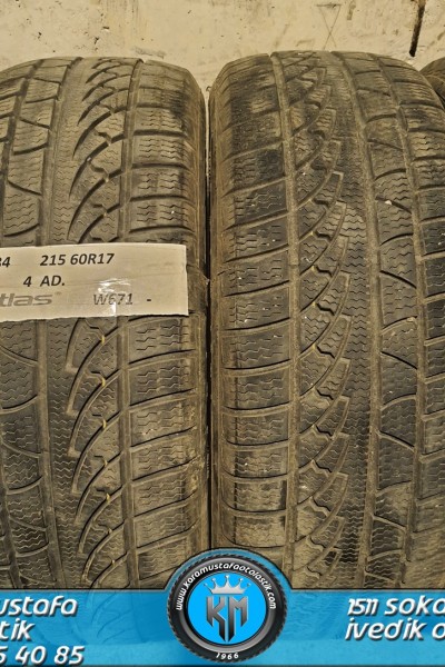 215 60 R 17 PETLAS W671 100H * 2016 * 4 ADET * CKL3234