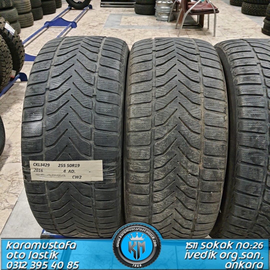 255 50 R 19 LASSA CW2 * 2016 * 4 ADET * CKL3429
