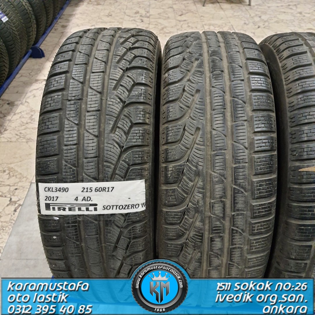 215 60 R 17 PIRELLI SZ * 2017 * 4 ADET * CKL3490