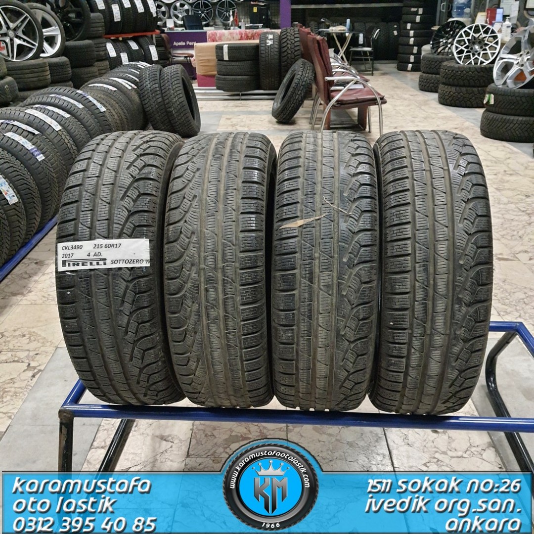 215 60 R 17 PIRELLI SZ * 2017 * 4 ADET * CKL3490