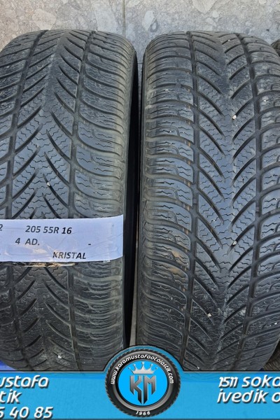 205 55 R 16 FULDA KRISTAL 91H * 2009 * 4 ADET * CKL352