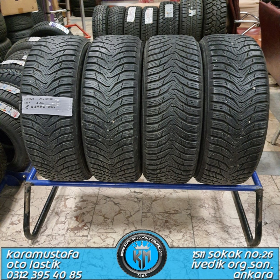 255 60  R 18 KUMHO WS31 * 2017 * 4 ADET * CKL3547