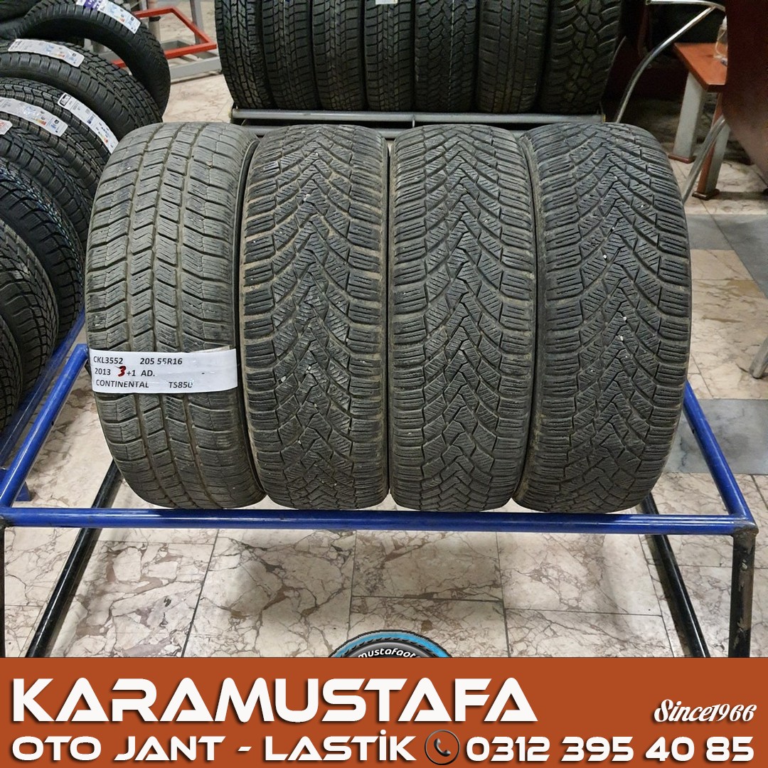 205 55 R 16 CONTINENTAL BARUM 91T * 2013 *  3+1 = 4 ADET * CKL3552