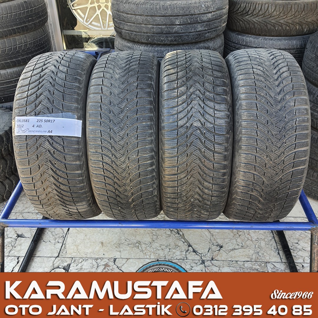 225 50 R 17 MICHELIN ALPIN4 98H * 2012 * 4 ADET * CKL3581