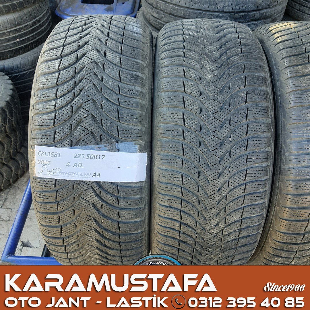225 50 R 17 MICHELIN ALPIN4 98H * 2012 * 4 ADET * CKL3581