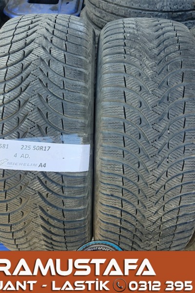 225 50 R 17 MICHELIN ALPIN4 98H * 2012 * 4 ADET * CKL3581
