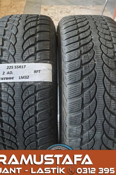225 55 R 17 BRIDGESTONE LM32 97H * 2014 * 2 ADET * CKL3584