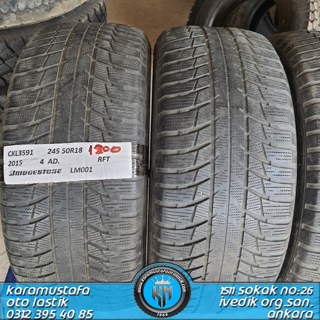 245 50 R 18 BRIDGESTONE LM001 * 2015 * 4 ADET * CKL3591