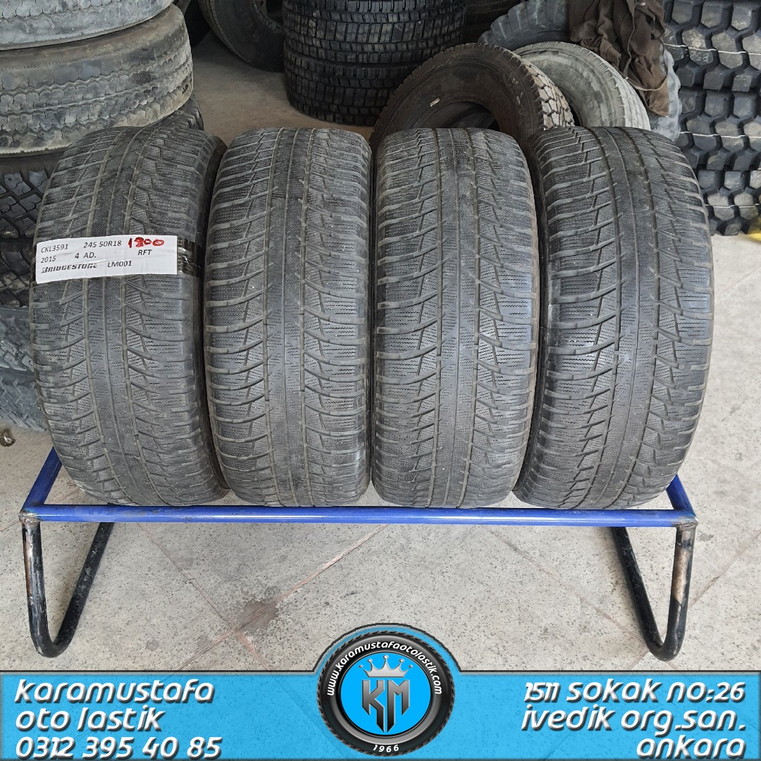 245 50 R 18 BRIDGESTONE LM001 * 2015 * 4 ADET * CKL3591