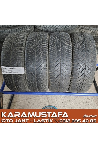 195 60 R 15 CONTINENTAL TS830 88T * 2009 * 4 ADET * CKL3599