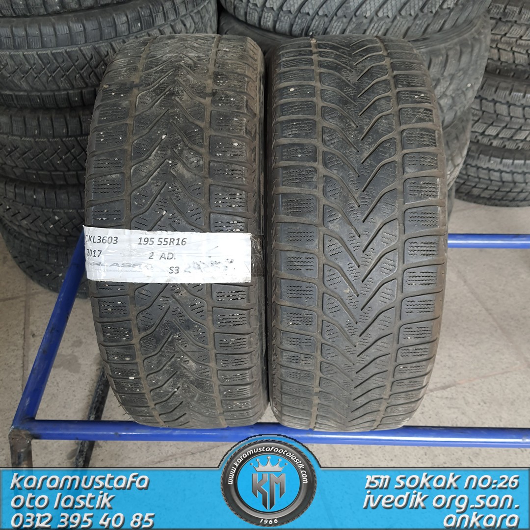 195 55 R 16 LASSA S3 87H * 2017 * 2 ADET * CKL3603