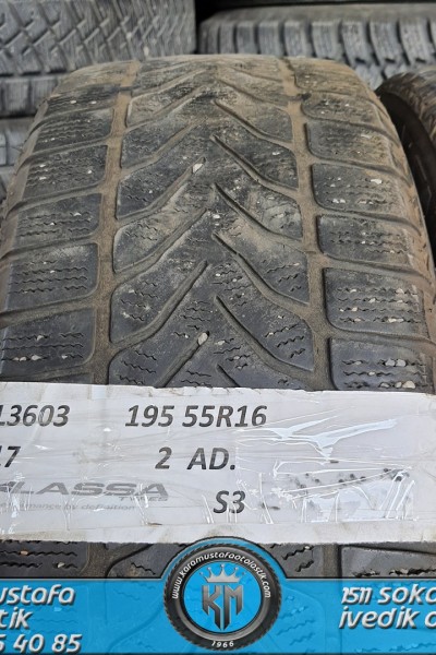 195 55 R 16 LASSA S3 87H * 2017 * 2 ADET * CKL3603