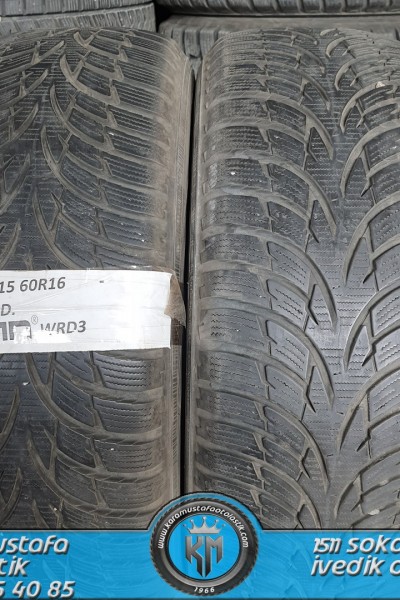 215 60 R 16 NOKIAN WRD3 99H * 2012 * 4 ADET * CKL3605