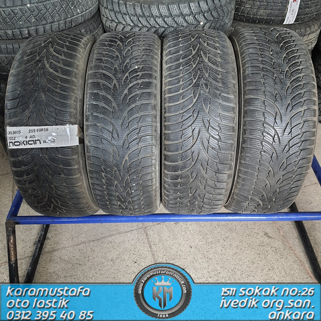 215 60 R 16 NOKIAN WRD3 99H * 2012 * 4 ADET * CKL3605