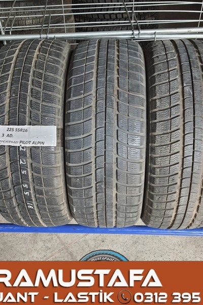 225 55 R 16 MICHELIN PILOT ALPIN 95H * 2005 * 2 ADET * CKL3611
