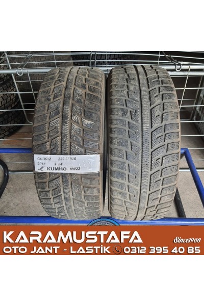 225 55 R 16 KUMHO KW22 95H * 2012 * 2 ADET * CKL3612