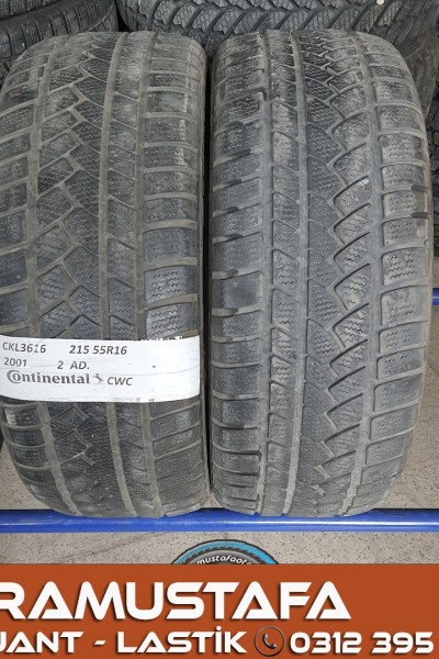 215 55 R 16 CONTINENTAL CWC 93H * 2001 * 2 ADET * CKL3616