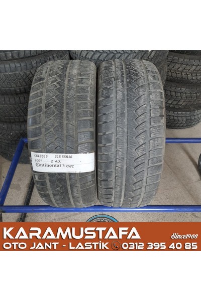 215 55 R 16 CONTINENTAL CWC 93H * 2001 * 2 ADET * CKL3616