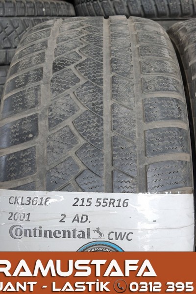 215 55 R 16 CONTINENTAL CWC 93H * 2001 * 2 ADET * CKL3616
