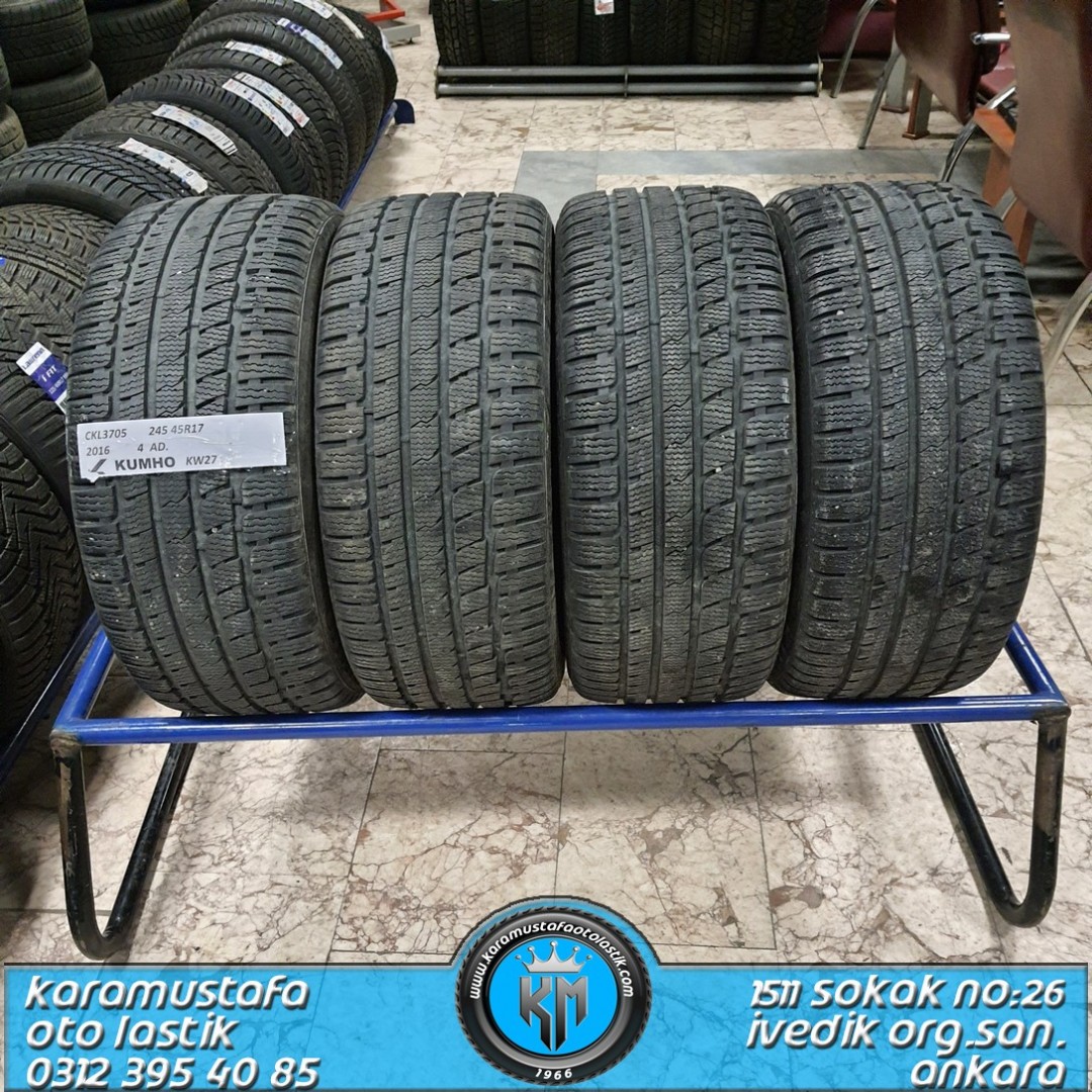 245 45 R 17 KUMHO KW27 * 2016 * 4 ADET * CKL3705