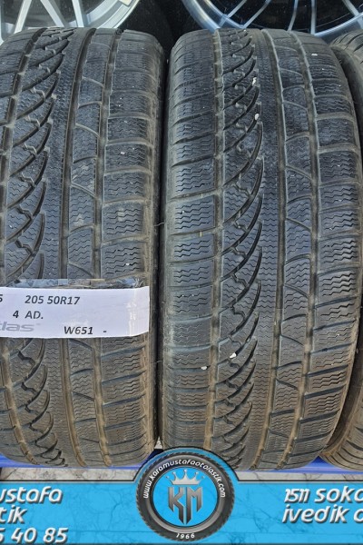 205 50 R 17 PETLAS W651 * 2017 * 4 ADET * CKL3735