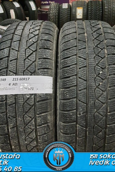 215 60 R 17 PETLAS W671 100H * 2018 * 4 ADET * CKL3749