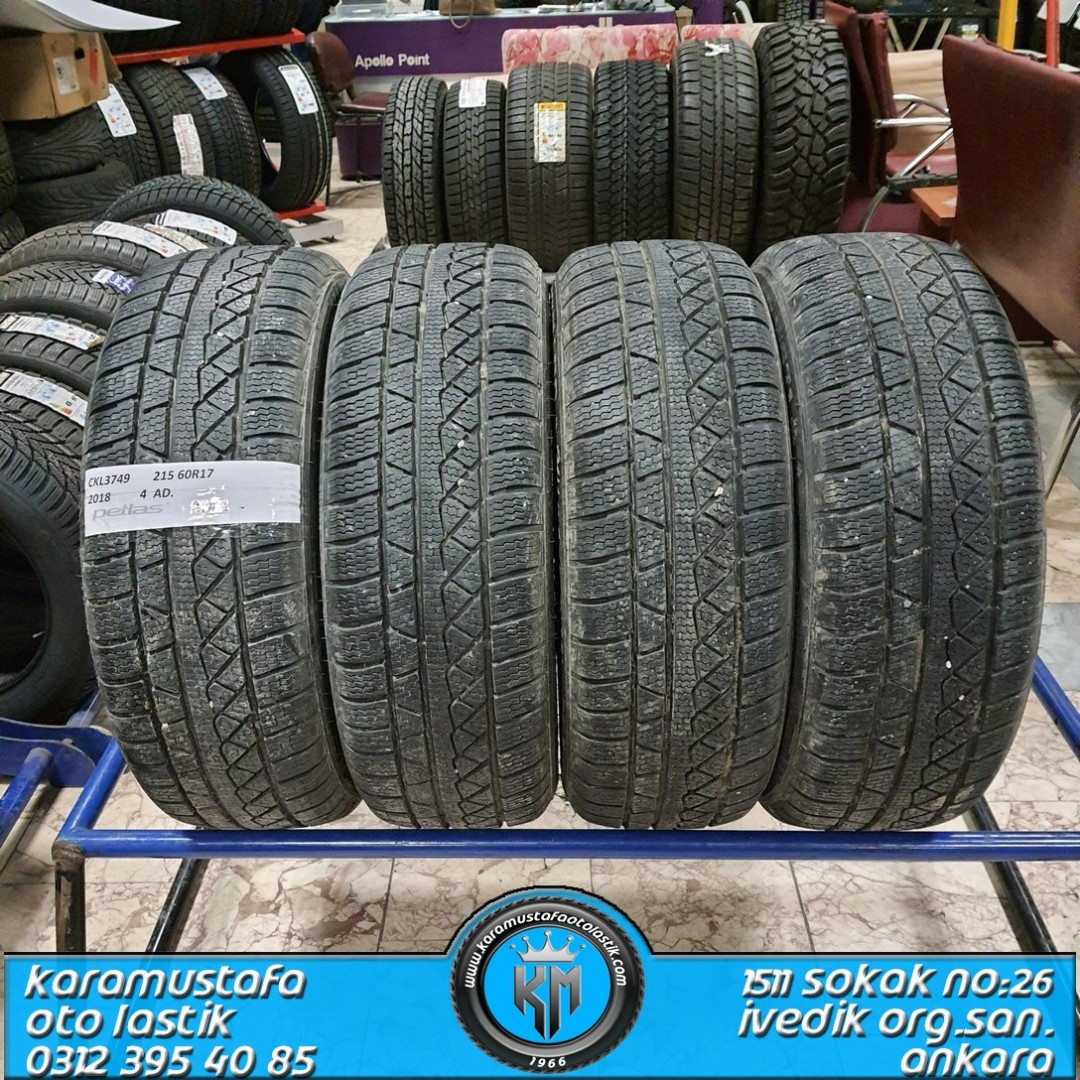 215 60 R 17 PETLAS W671 100H * 2018 * 4 ADET * CKL3749