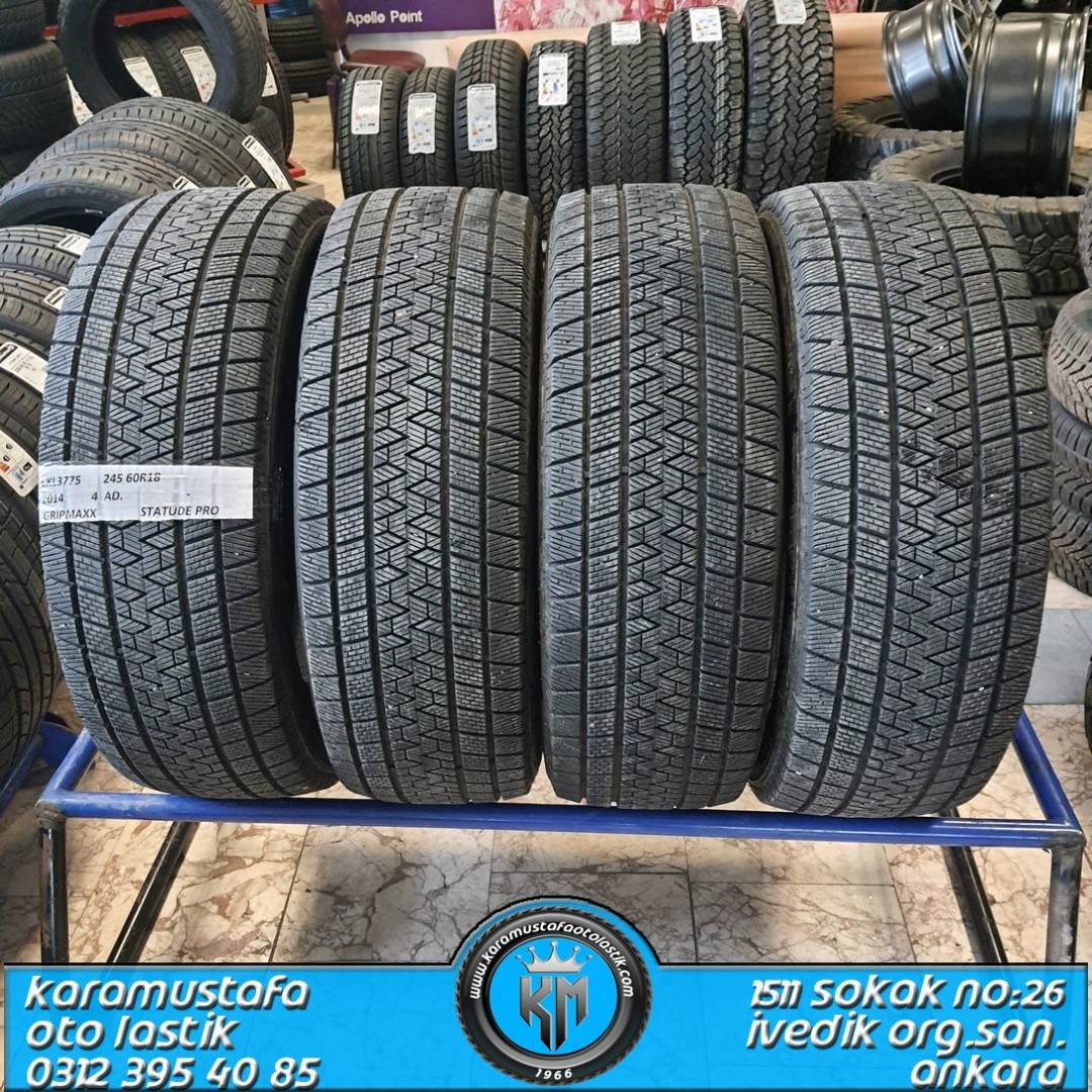 245 60 R 18 GRIPMAXX STATUDE PRO * 2014 * 4 ADET * CKL3775