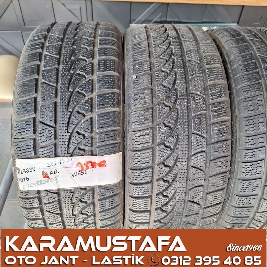225 45 R 17 PETLAS W651 94V * 2016 * 2 ADET * CKL3839