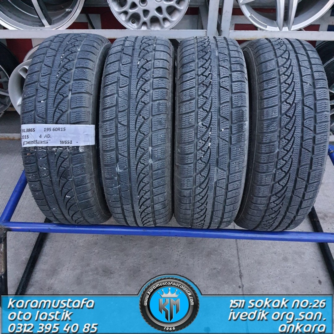 195 60 R 15 PETLAS W651 88H * 2015 *  4 ADET * CKL3865