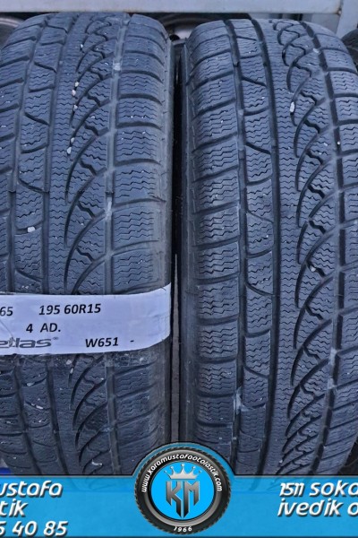 195 60 R 15 PETLAS W651 88H * 2015 *  4 ADET * CKL3865