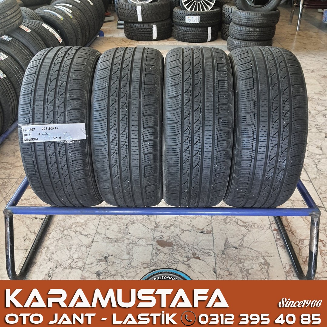 225 50 R 17 MINERVA S210 98V * 2013 * 4 ADET * CKL3897