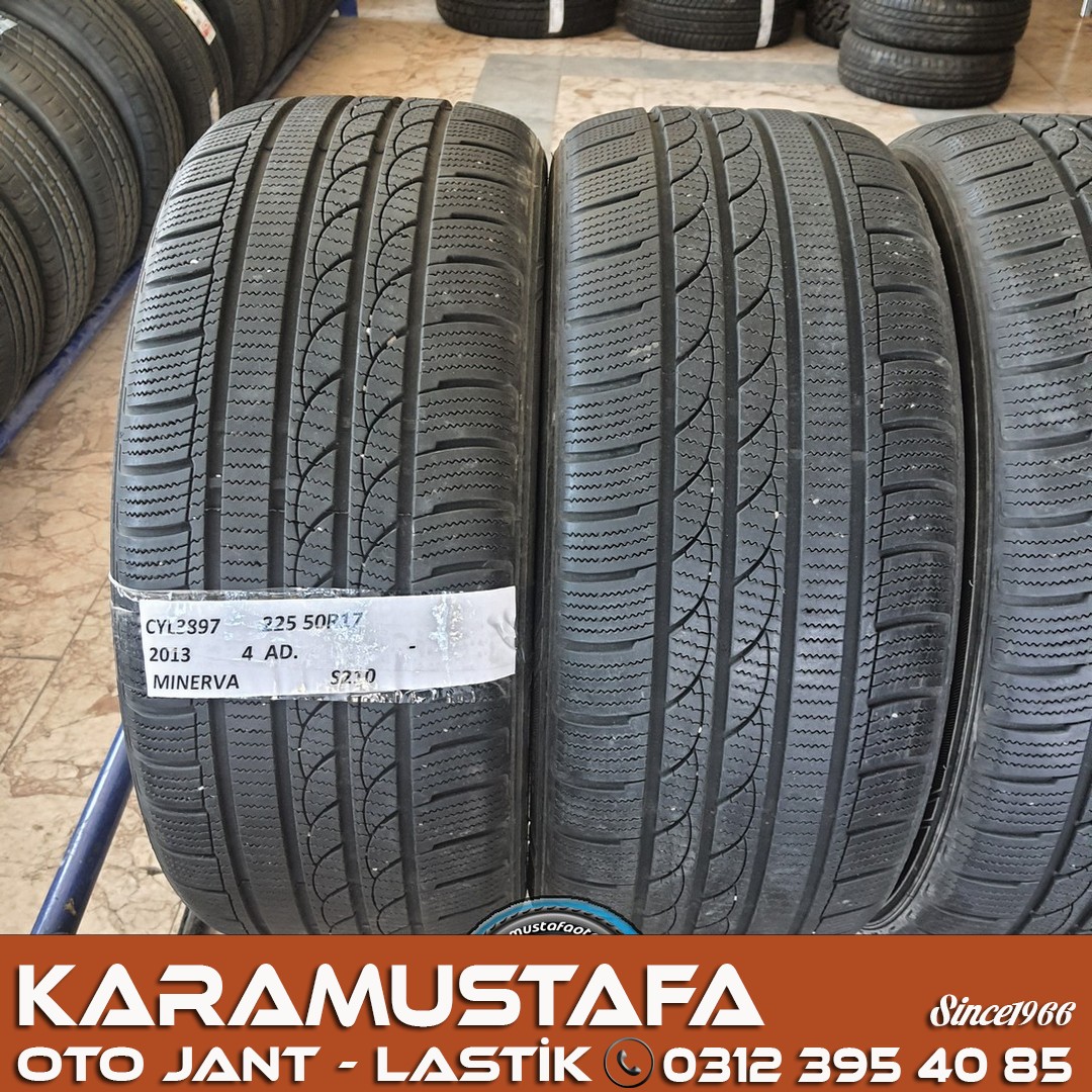 225 50 R 17 MINERVA S210 98V * 2013 * 4 ADET * CKL3897