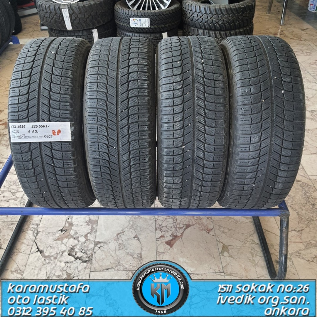 225 55 R 17 MICHELIN X-ICE ZP 97H* 2015 * 4 ADET * CKL3914