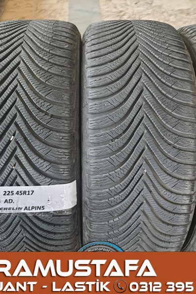 225 45 R 17 MICHELIN ALPIN5 * 2015 * 4 ADET * CKL3916