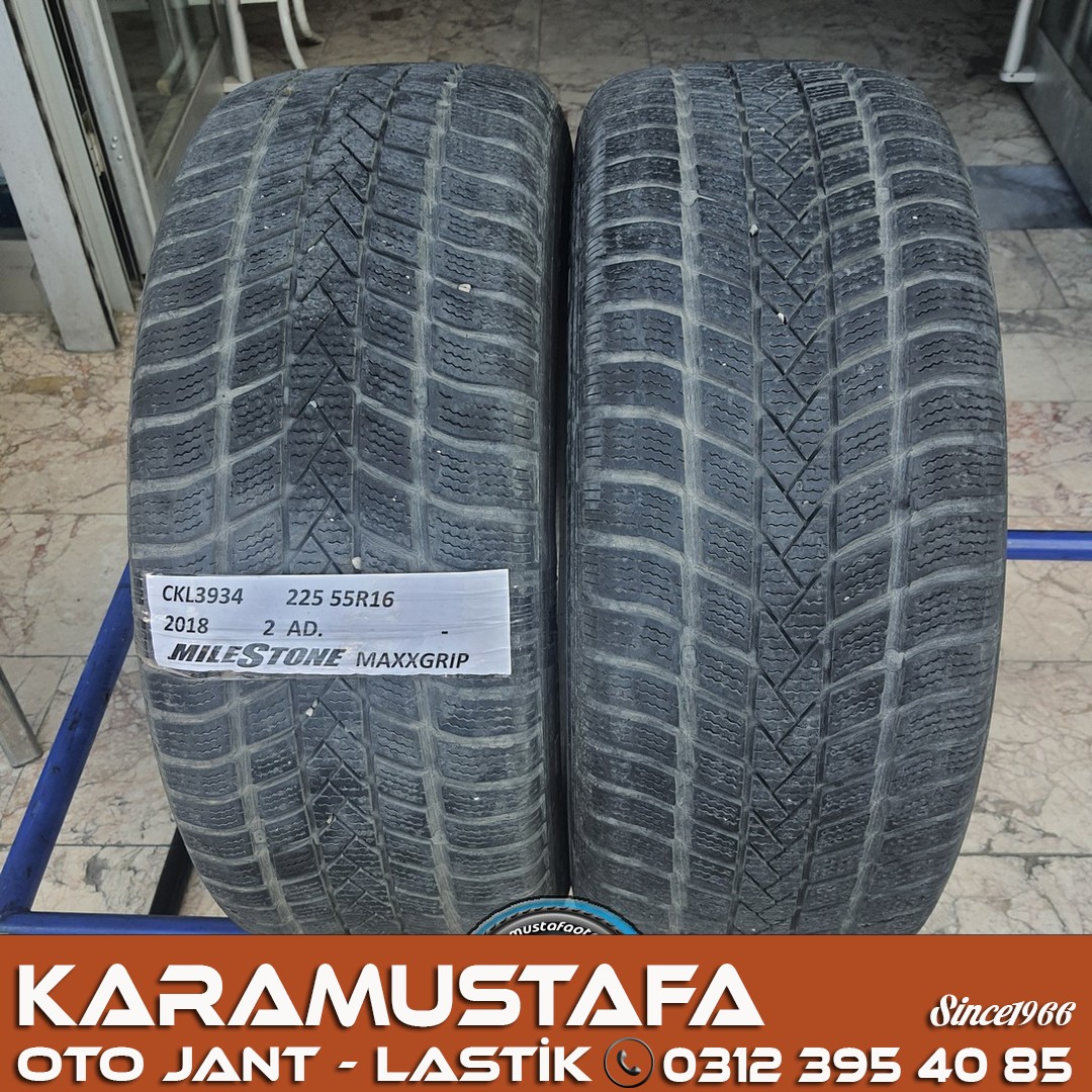 225 55 R 16 MILESTONE MAXXGRIP 95H * 2018 * 2 ADET * CKL3934