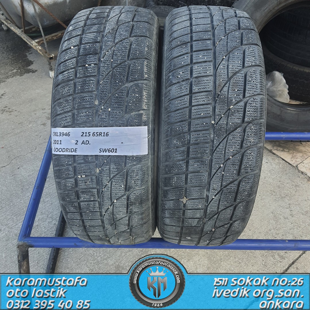 215 65 R 16 GOODRIDE SW601 99H * 2011 * 2 ADET * CKL3946