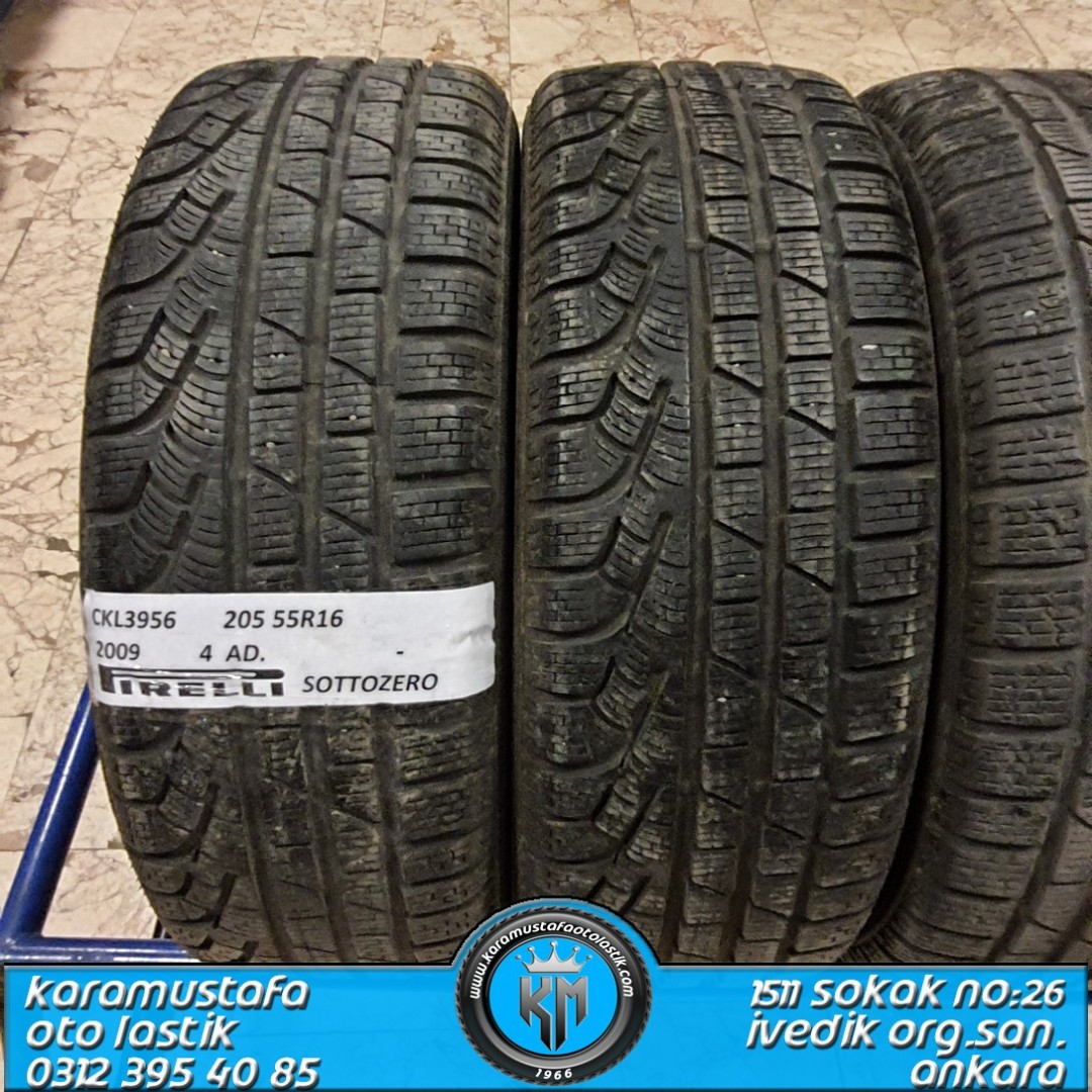205 55 R 16 PIRELLI SOTTOZERO 91H * 2009 * 4 ADET * CKL3956
