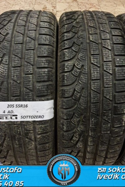 205 55 R 16 PIRELLI SOTTOZERO 91H * 2009 * 4 ADET * CKL3956