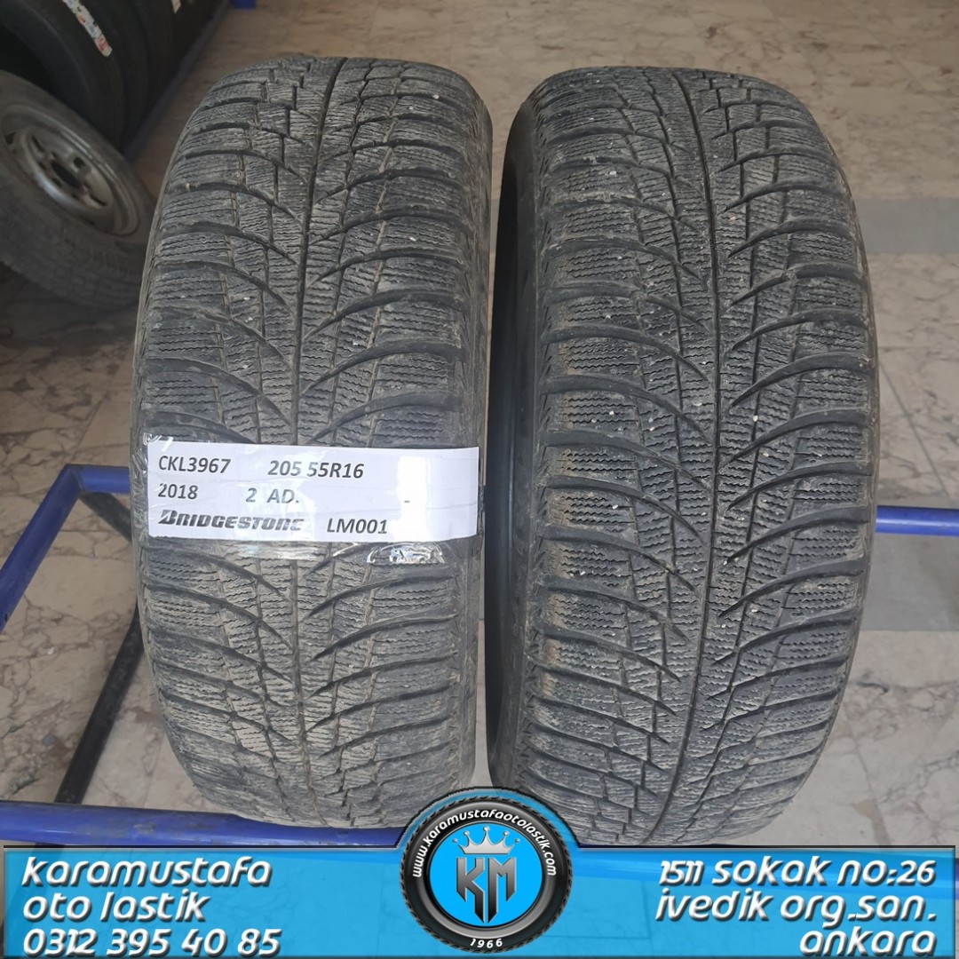 205 55 R 16 BRIDGESTONE LM001 91H * 2018 * 2 ADET * CKL3967