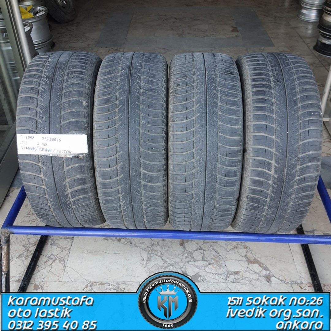 215 55 R 16 GOODYEAR EAGLE VECTOR 93V * 2015 * 4 ADET * CKL3982