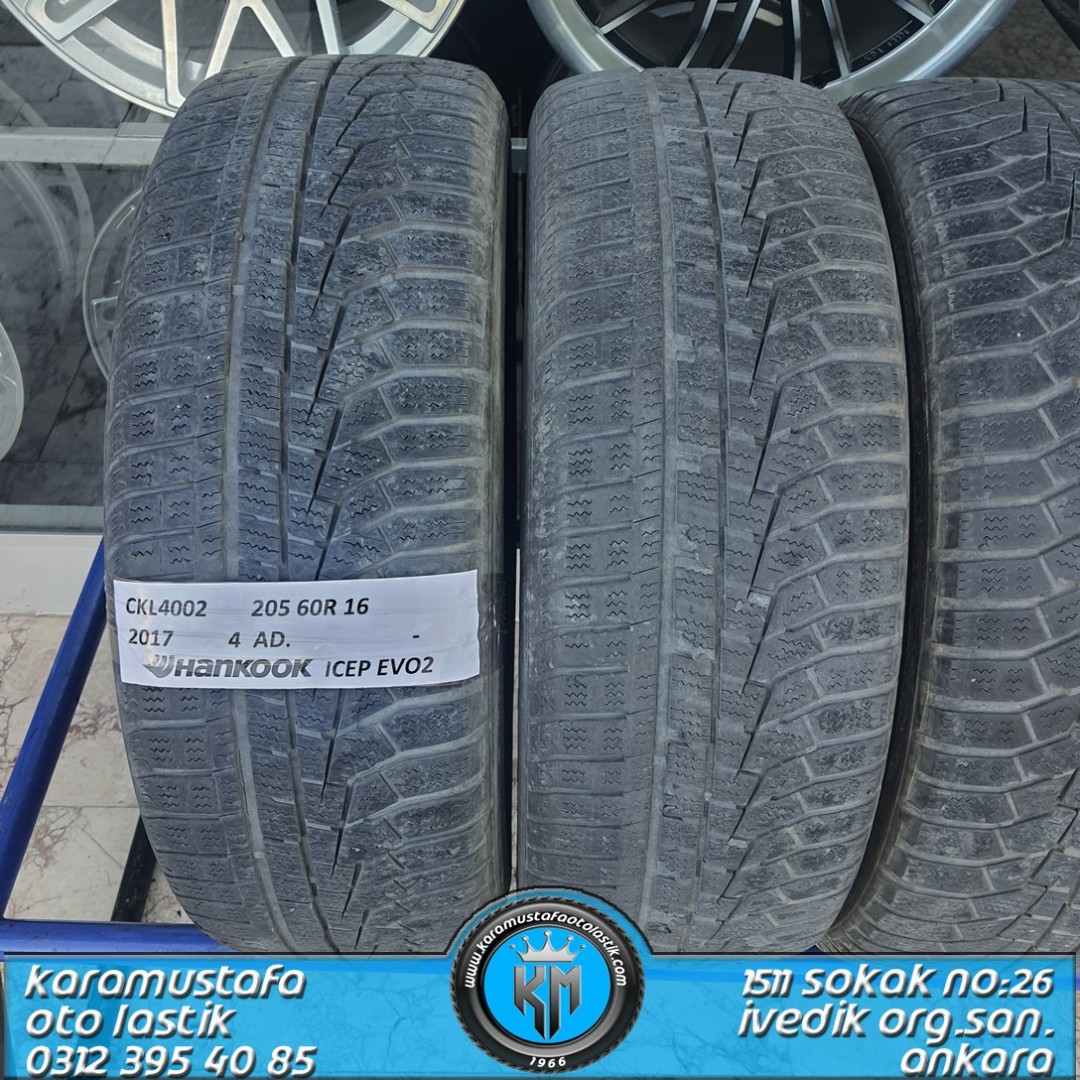 205 60 R 16 HANKOOK W320 92H * 2017 * 4 ADET * CKL4002