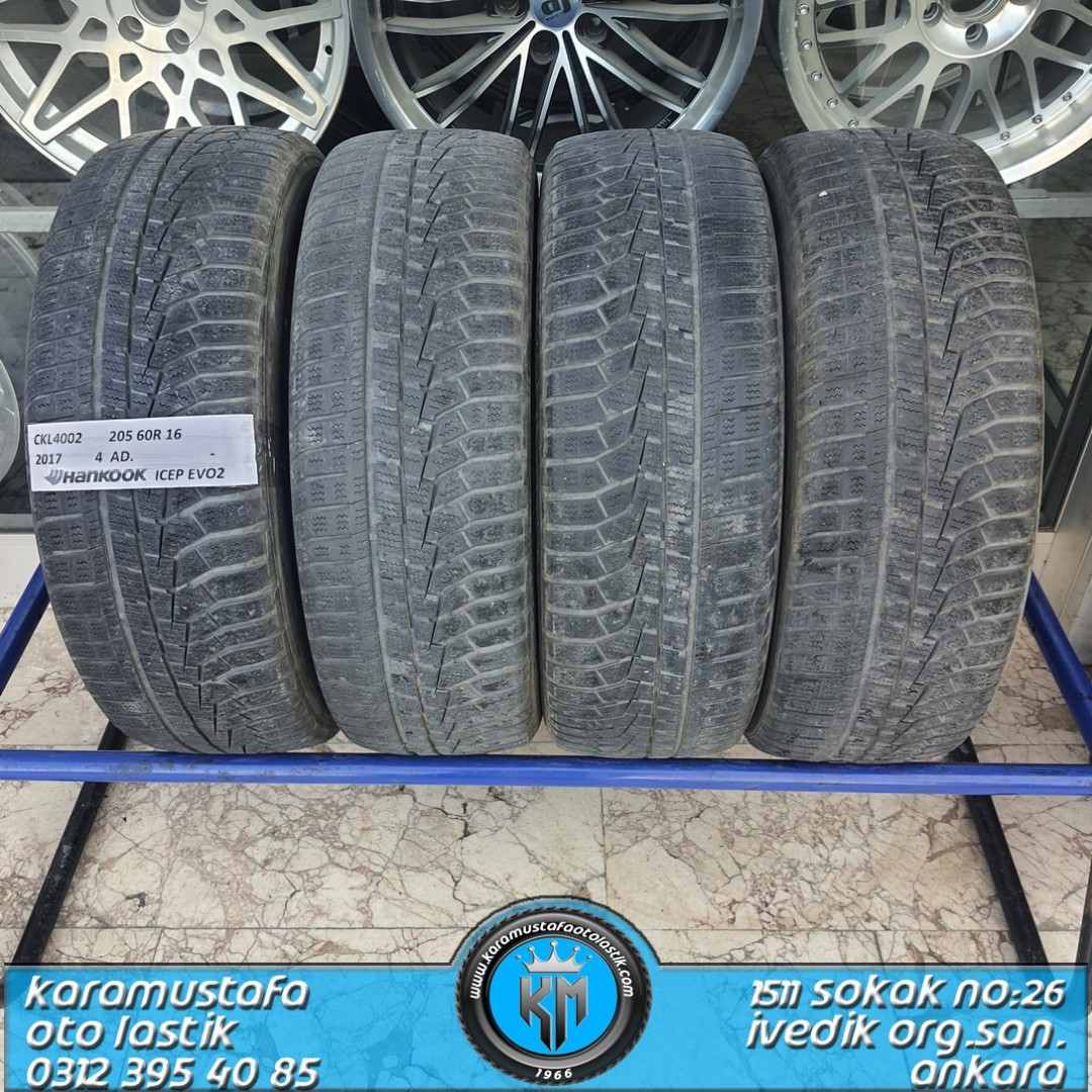 205 60 R 16 HANKOOK W320 92H * 2017 * 4 ADET * CKL4002