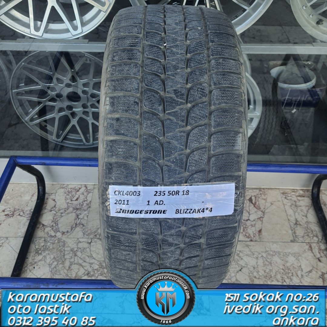 235 50 R 18 BRIDGESTONE LM * 2011 * 1 ADET * CKL4003