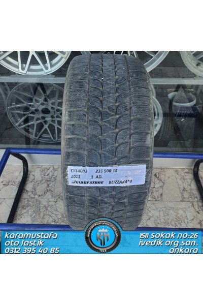 235 50 R 18 BRIDGESTONE LM * 2011 * 1 ADET * CKL4003
