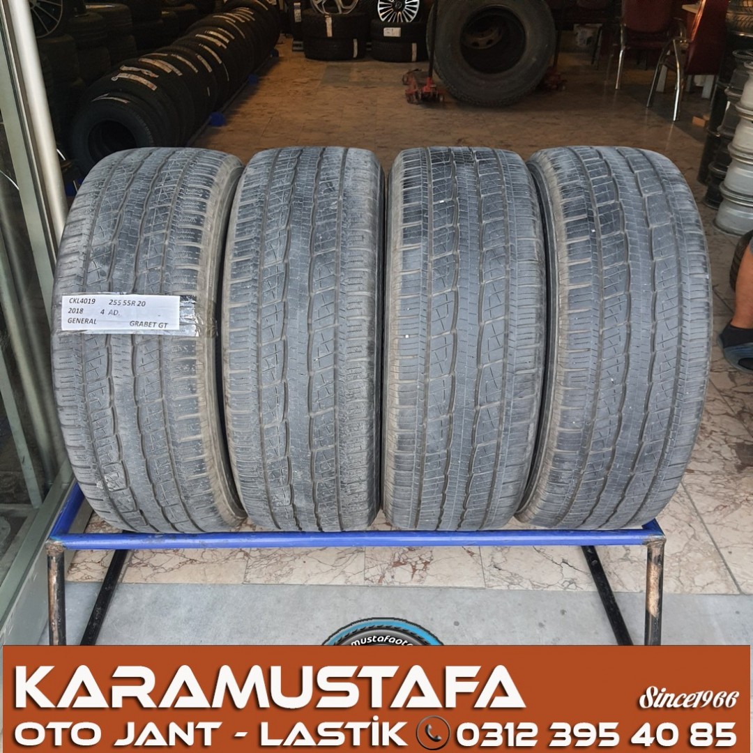 255 55 R 20 GENERAL GRABBET GT * 2018 * 4 ADET * CKL4019
