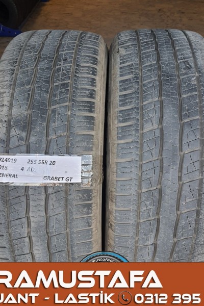 255 55 R 20 GENERAL GRABBET GT * 2018 * 4 ADET * CKL4019 **