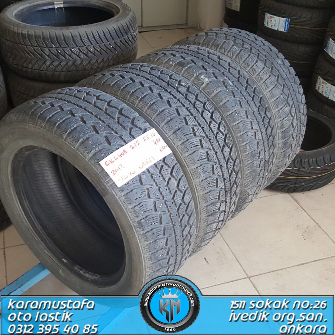 215 55 R 16 TOYO OBG2S 97T * 2012 * 4 ADET * CKL408