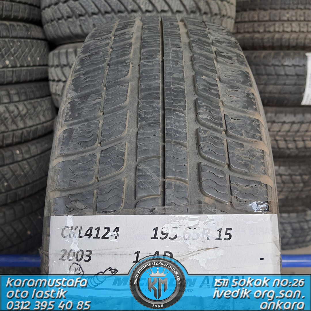 195 65 R 15 MICHELIN ALPIN 91T * 2003 * 1 ADET * CKL4124
