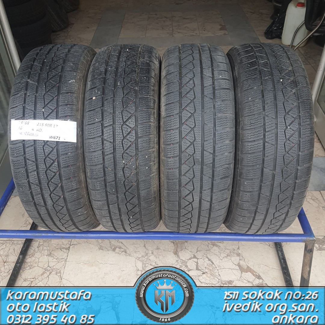 215 60 R 17 PETLAS W671 100H * 2016 * 4 ADET * CKL4168